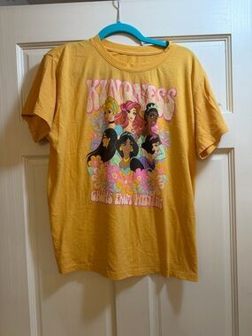 Prince Yellow Graphic Tee with Pink & Green Accents